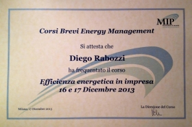 Corso breve Energy Managment - Studio Tecnico Geom. Rabozzi